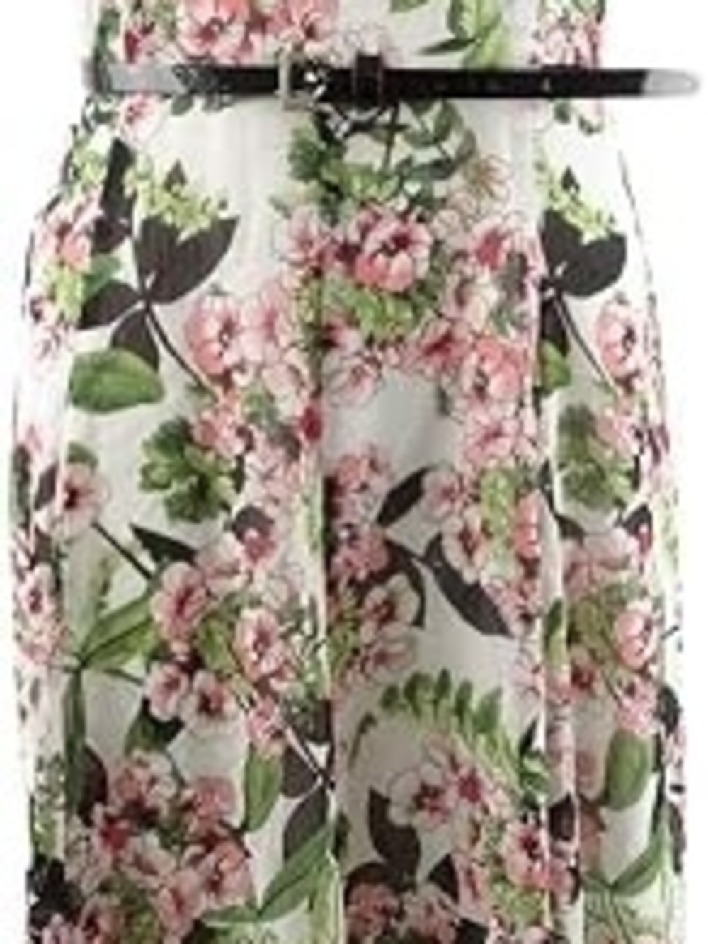 Tommy Hilfiger Floral Halter Midi Dress in White and Pink - Picture 6 of 11